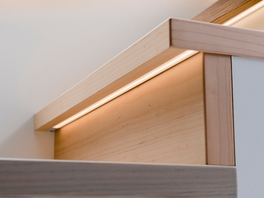Treppe mit Ambientebeleuchtung